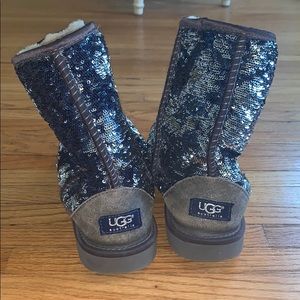 Sequin UGG boots